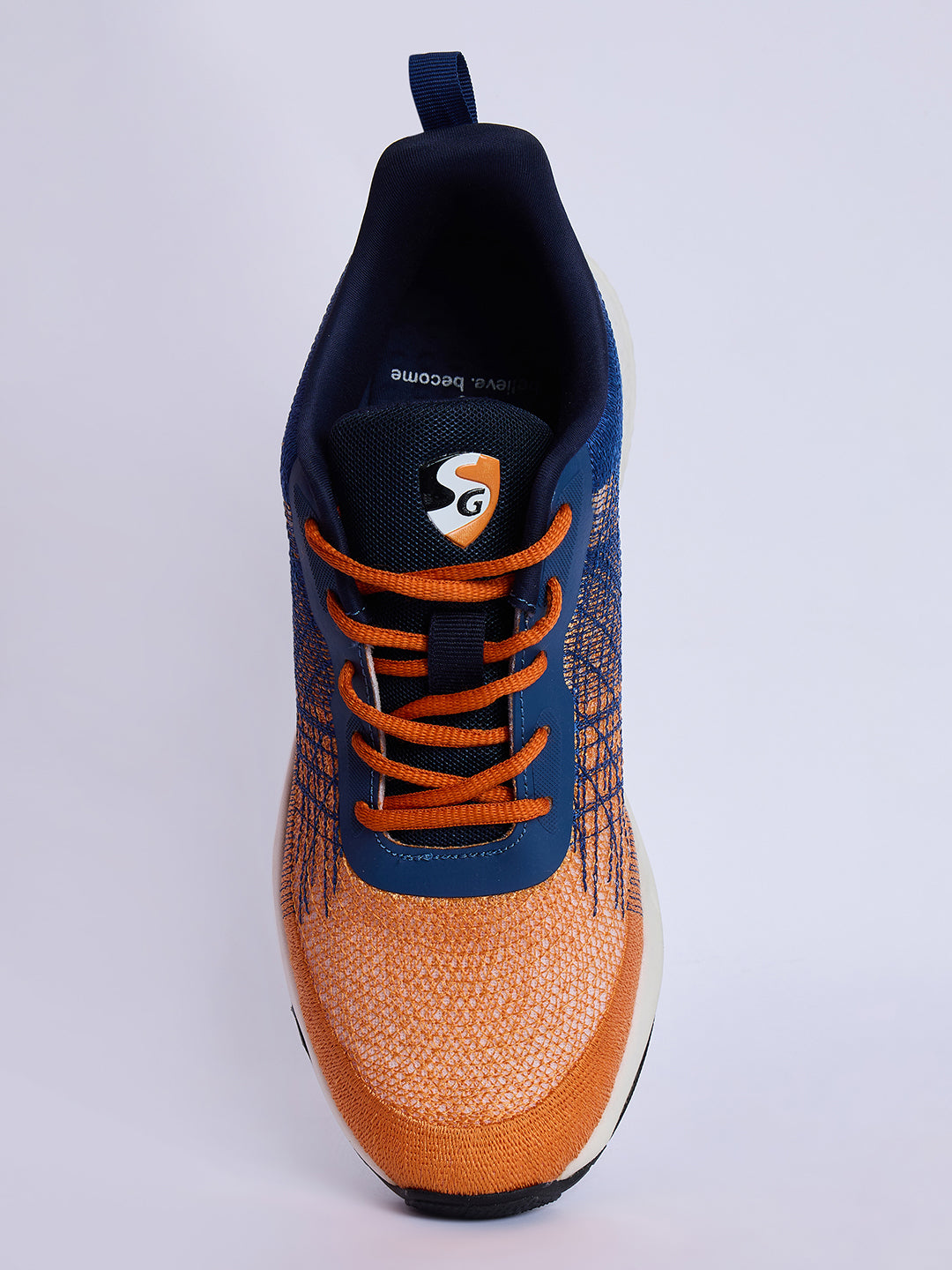 SG Spectrum Running Sports Shoes Men and Boys (Navy / Orange)