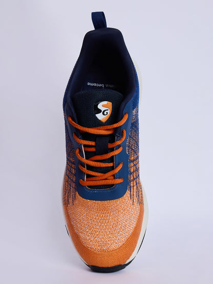 SG Spectrum Running Sports Shoes Men and Boys (Navy / Orange)