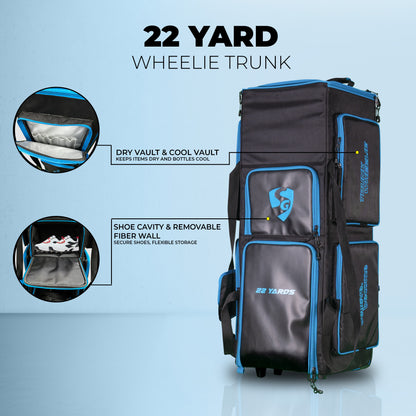 SG 22 Yards Wheelie Trunk Cricket Kit Bag
