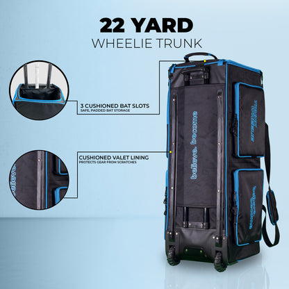 SG 22 Yards Wheelie Trunk Cricket Kit Bag