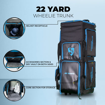 SG 22 Yards Wheelie Trunk Cricket Kit Bag