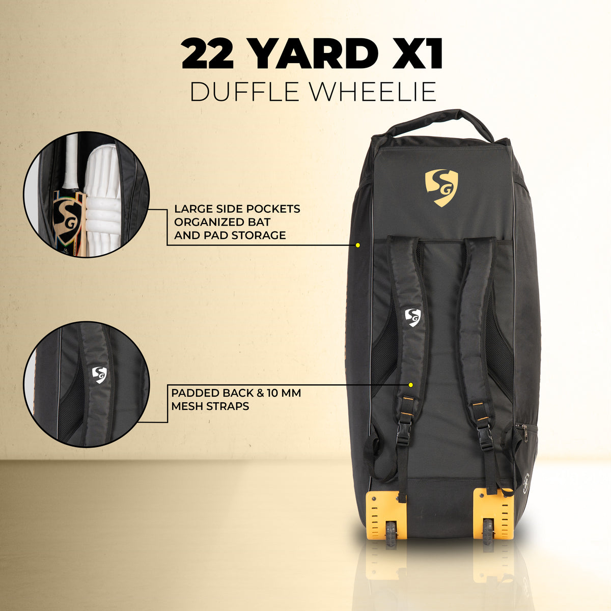Kit Bag SG 22 YARD X1 DUFFLE WHEELIE