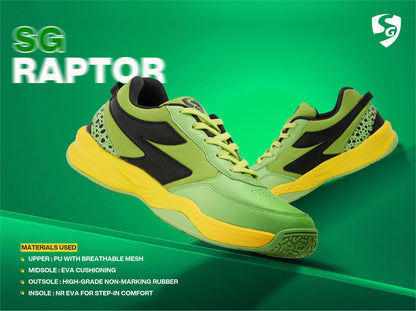 SG RAPTOR Shoes Volt Green/Black