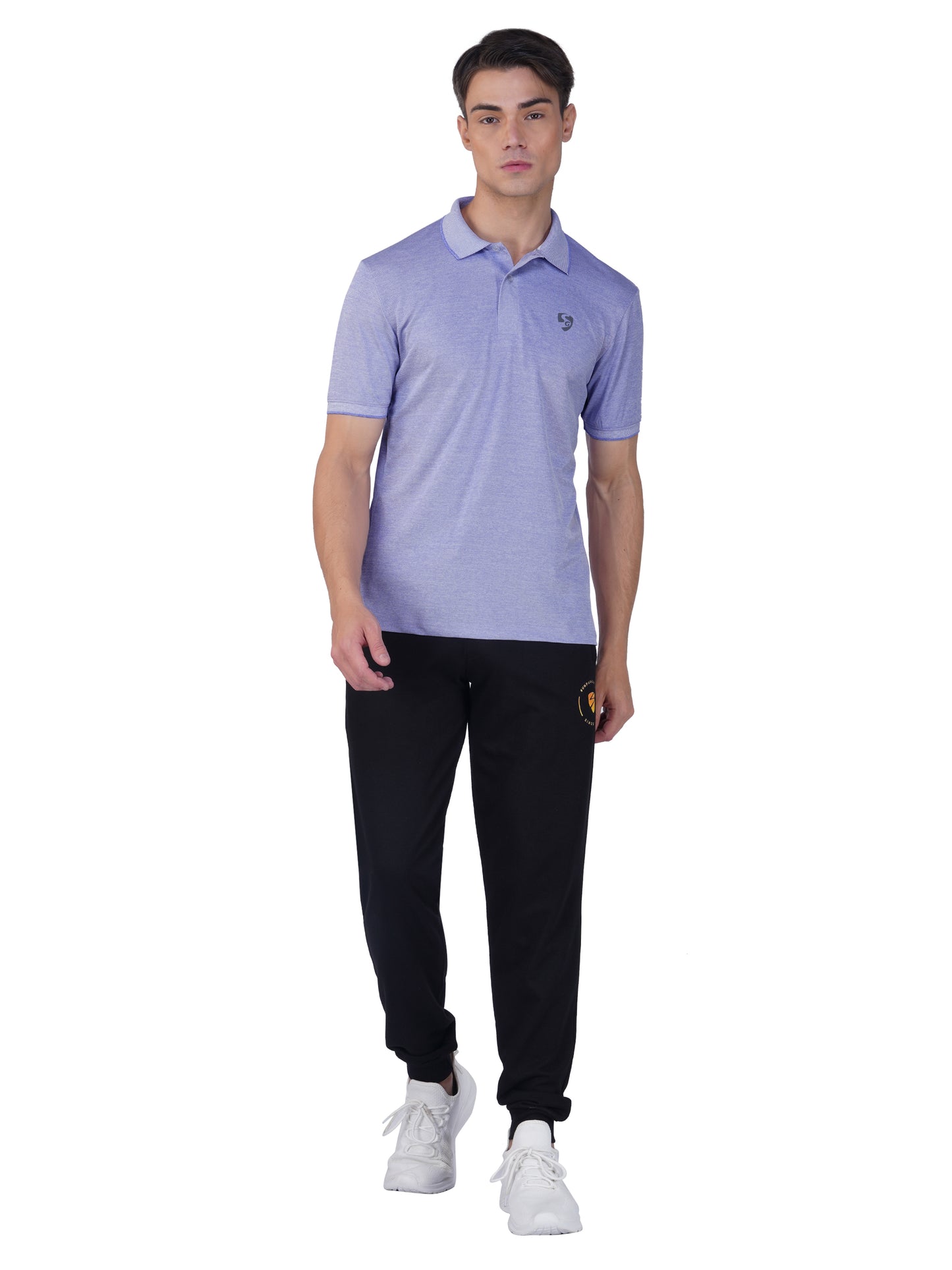 SG Men's Polo T-Shirt | Ideal for Trail Running, Fitness & Training, Jogging, Regular & Fashion Wear