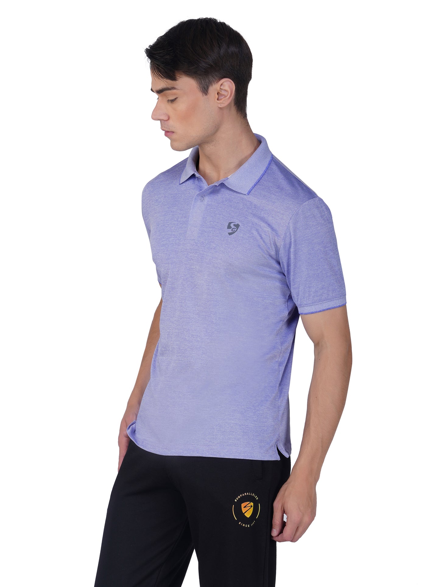 SG Men's Polo T-Shirt | Ideal for Trail Running, Fitness & Training, Jogging, Regular & Fashion Wear