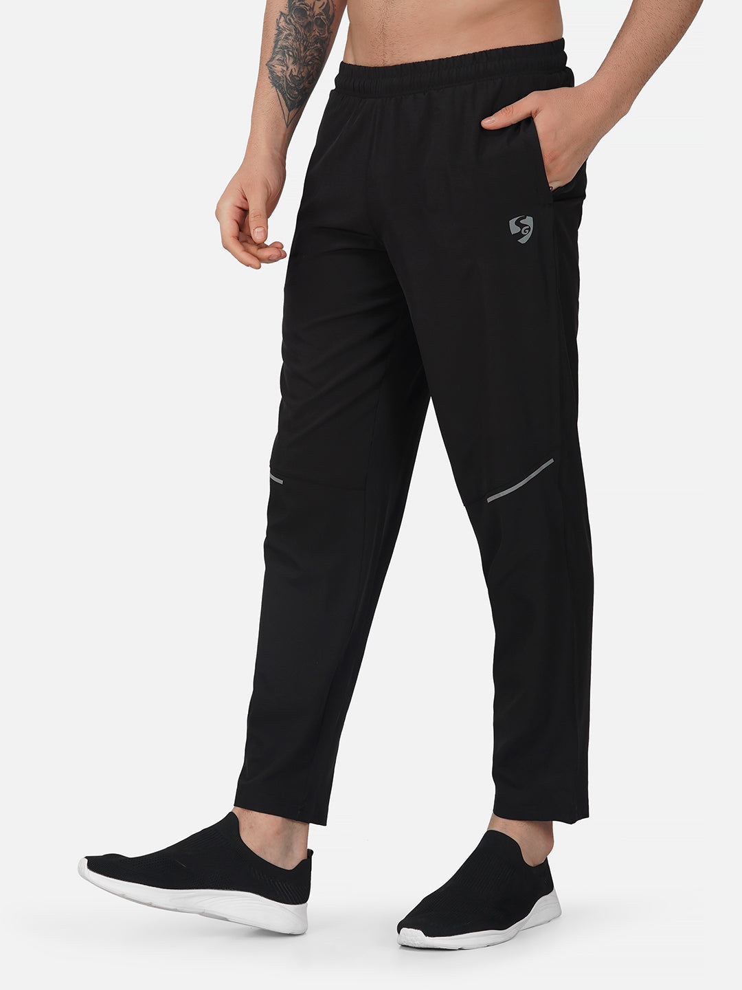 SG Regular Comfort Fit Track Pant For Mens Boys Navy Blue Jet Bla TeamSG