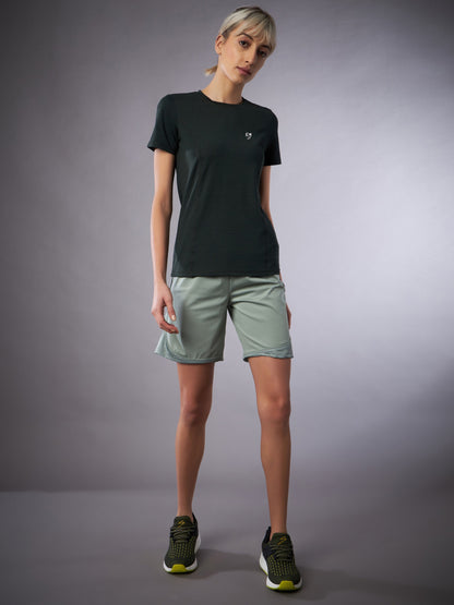 SG Women's & Girl's Round Neck T-Shirt | Ideal for Sports, Regular & Fashion Wear