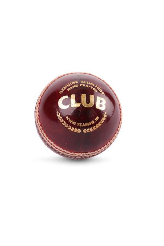 SG Club Red Youth Leather Cricket Ball