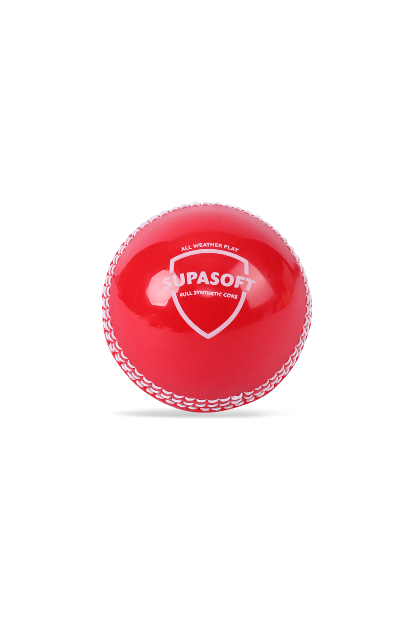 SG Supasoft Red Synthetic Cricket Ball – TeamSG