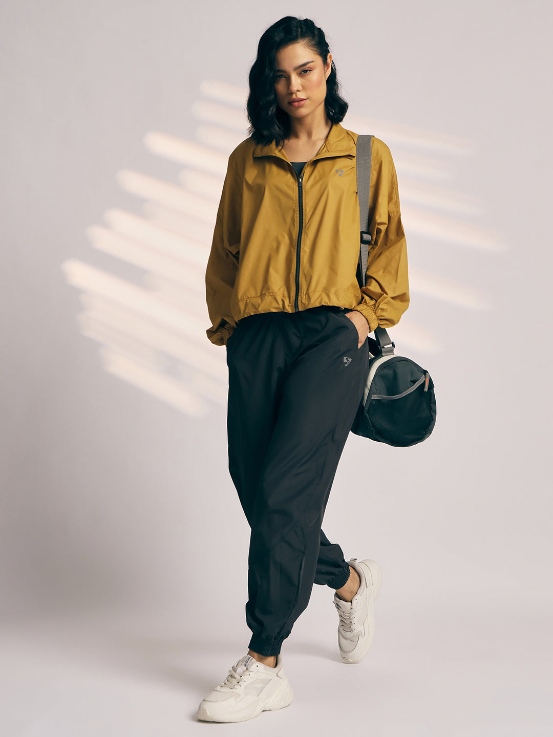 TRACKSUIT WOMEN SG H3WTS8295 MUSTARD/BLACK