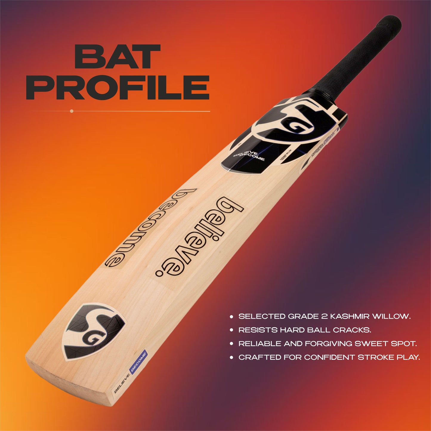 SG Boundary Xtreme Kashmir Willow Cricket Bat