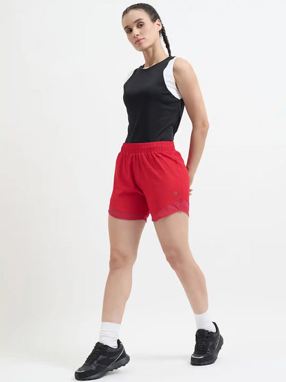SG H1WS83301 Women Red Shorts