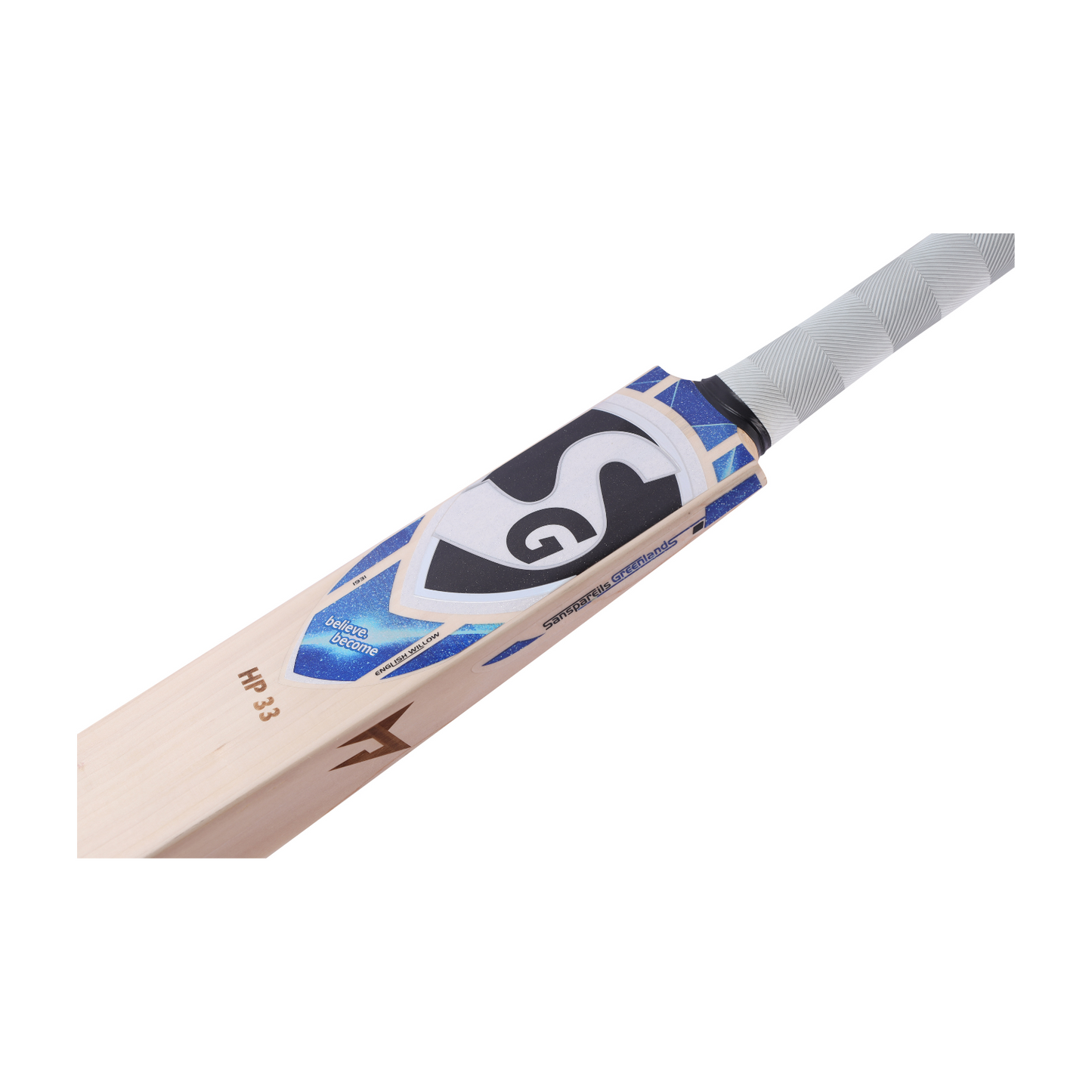 SG HP 33 English Willow Cricket Bat with SG|Str8bat Sensor (Hardik Pandya Series)