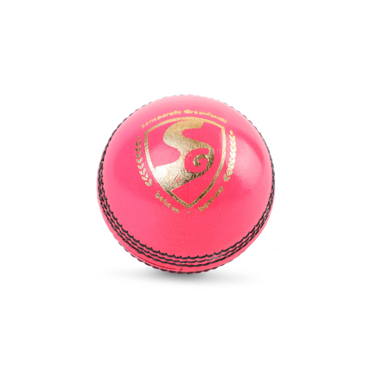 SG Club™ Pink Cricket Leather Ball (SG Pink Ball)