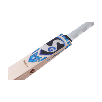 SG Sanju 14 English Willow Cricket Bat with SG|Str8bat Sensor