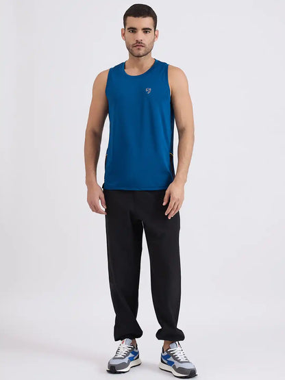 SG H1MV83601 Men Teal/Navy T-Vest