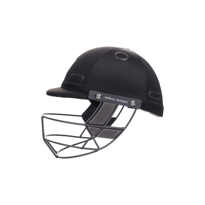 SG Acetech Coloured Cricket Helmet (Black)