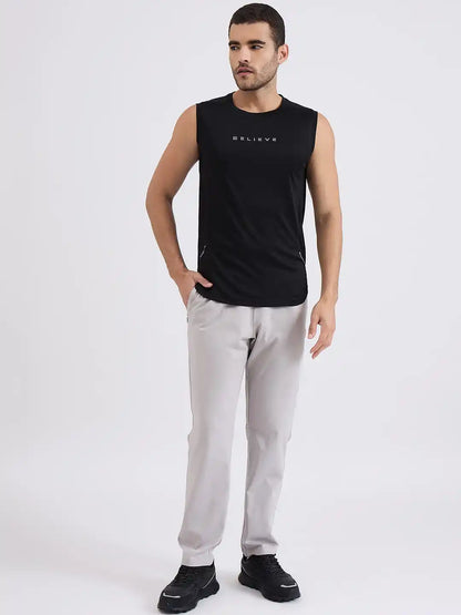 SG H1MV83631 Men Black T-Vest