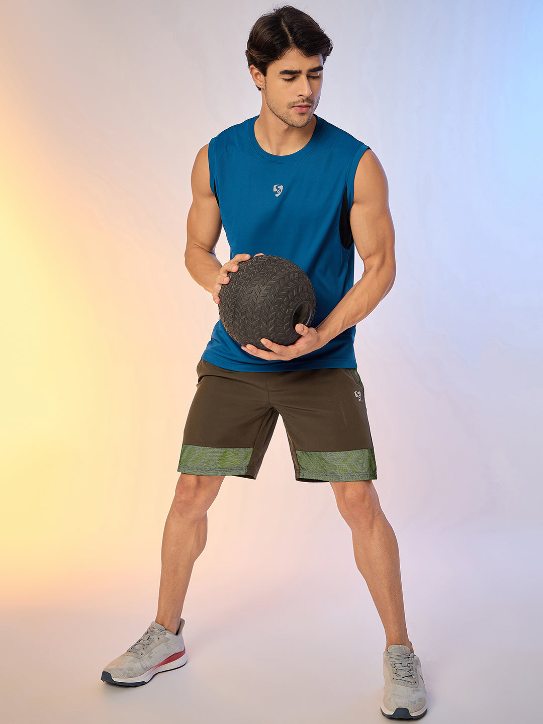 T.VEST MEN SG H3MV8201 TEAL