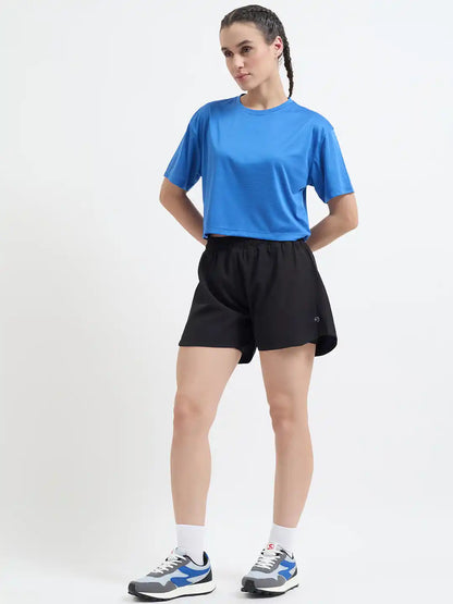 SG H1WT83102 Women Royal Blue T-Shirt