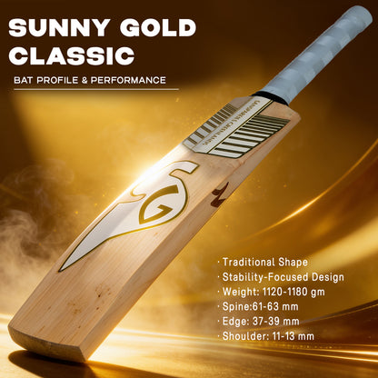 SG Sunny Gold Classic English Willow Cricket Bat
