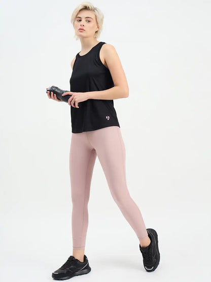 SG H1WV83011 Women Black T-Vest