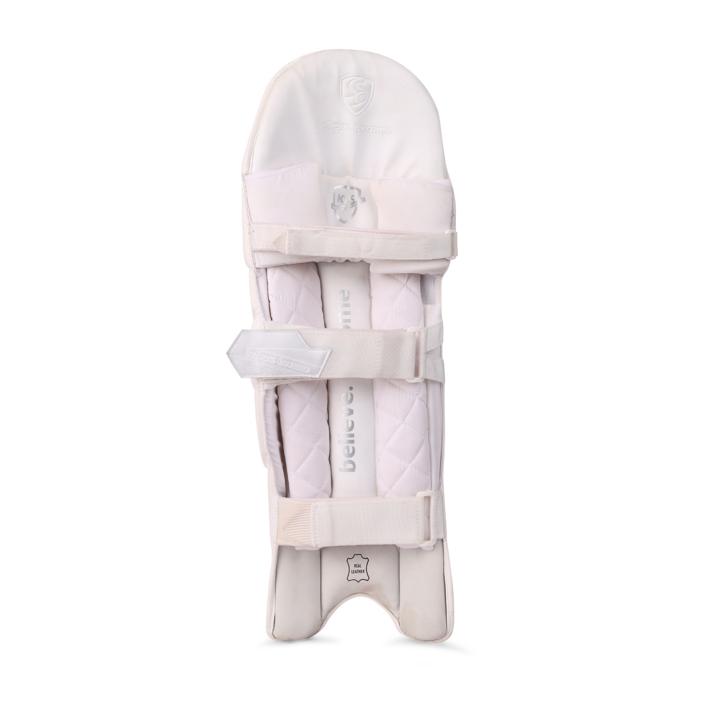 SG Hilite White Cricket Batting Legguard (Batting Pad)