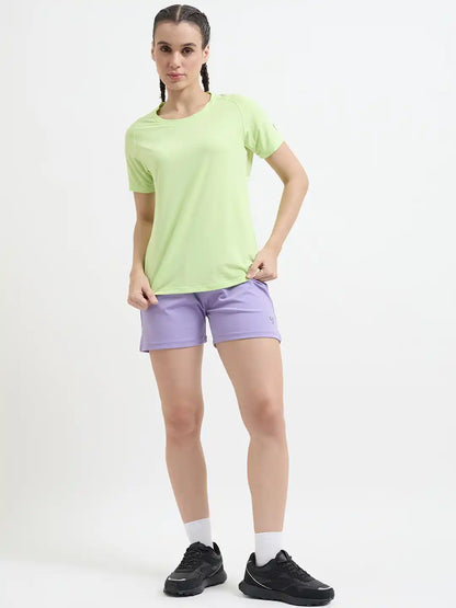 SG H2WT83112 Women Lime Green T-Shirt