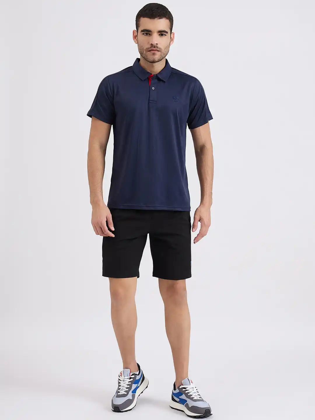 SG H2MP83851 Men Navy Polo T-Shirt