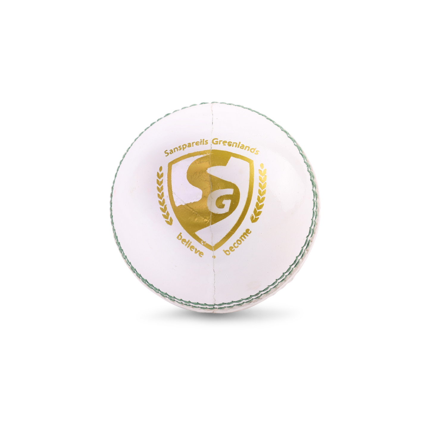 SG Club White Youth Leather Cricket Ball