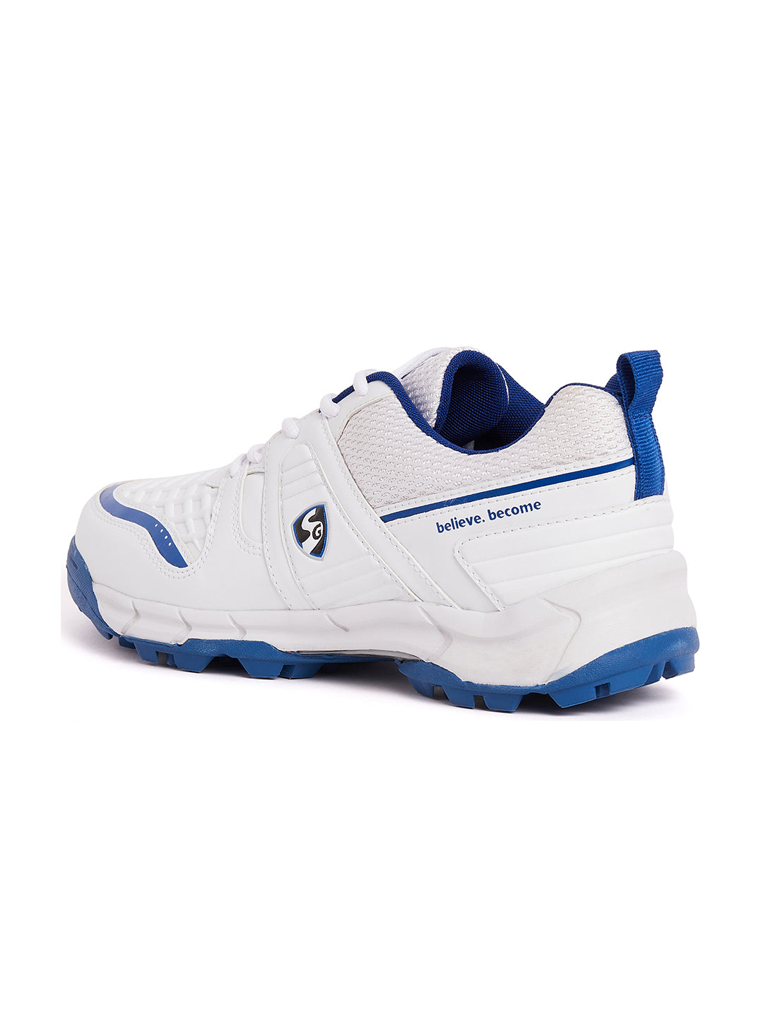 SG Steadler 6.0 Cricket Shoes White/Royal Blue - UK