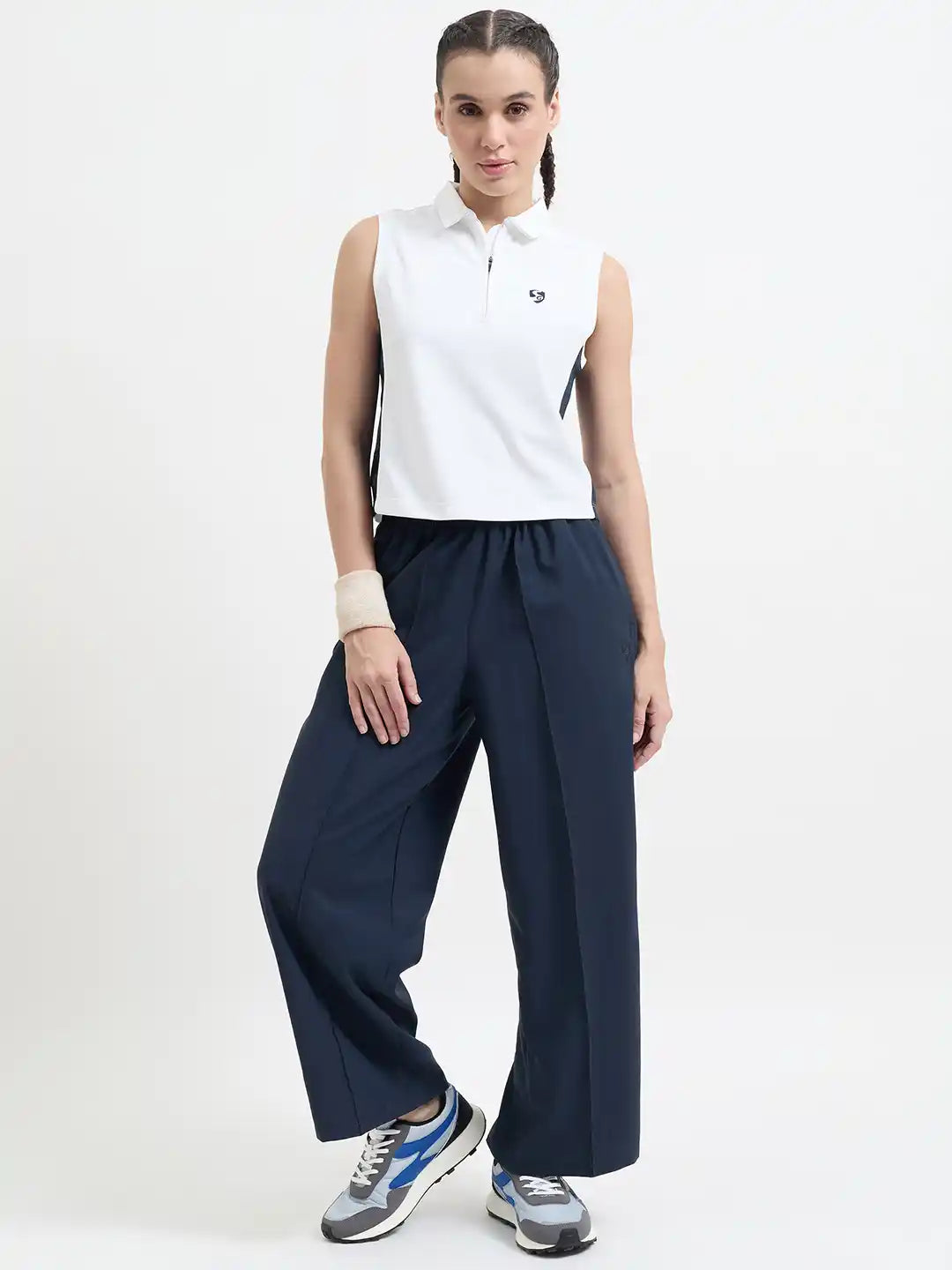 SG H2WTP83432 Women Navy Track Pant