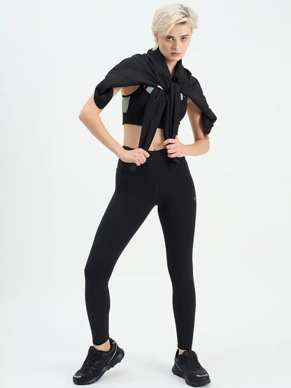 SG H2WL83402 Women Black Legging
