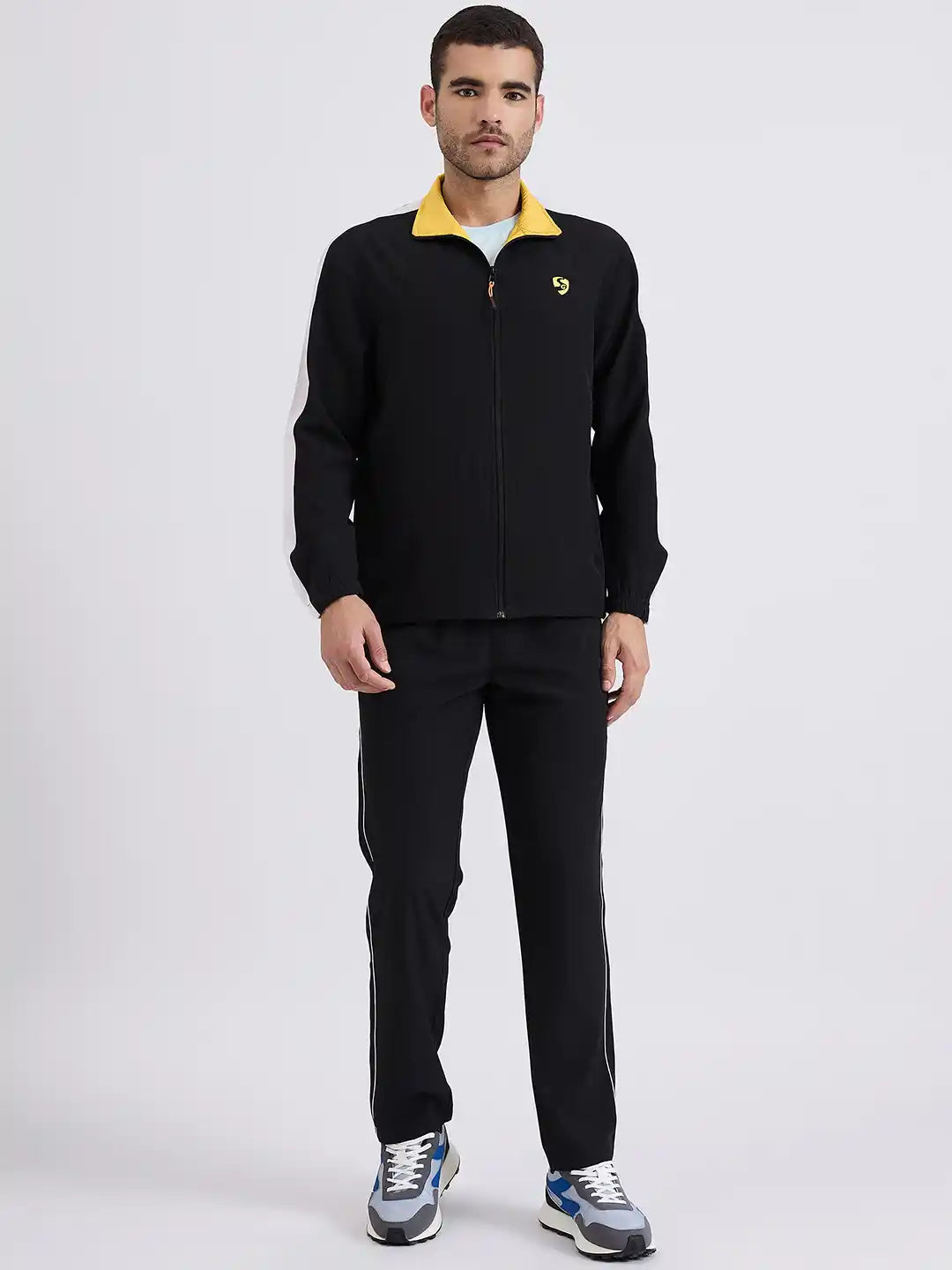 SG H2MTS84062 Men Black Tracksuit