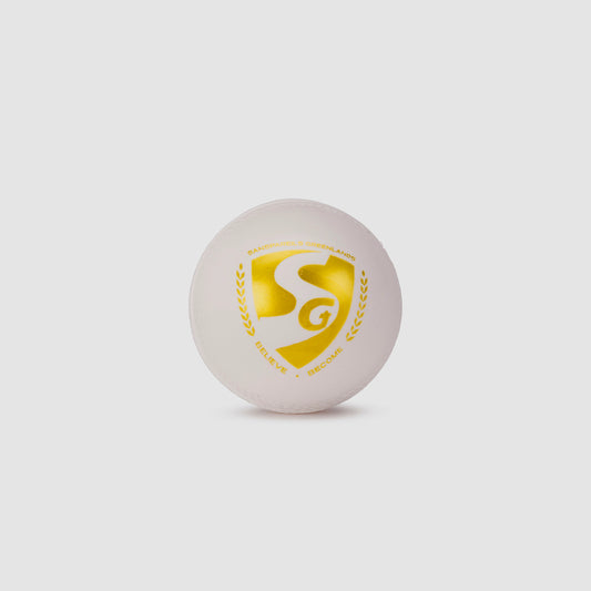 SG Everlast Tec Synthetic Cricket Ball (White) (Pack of 3)
