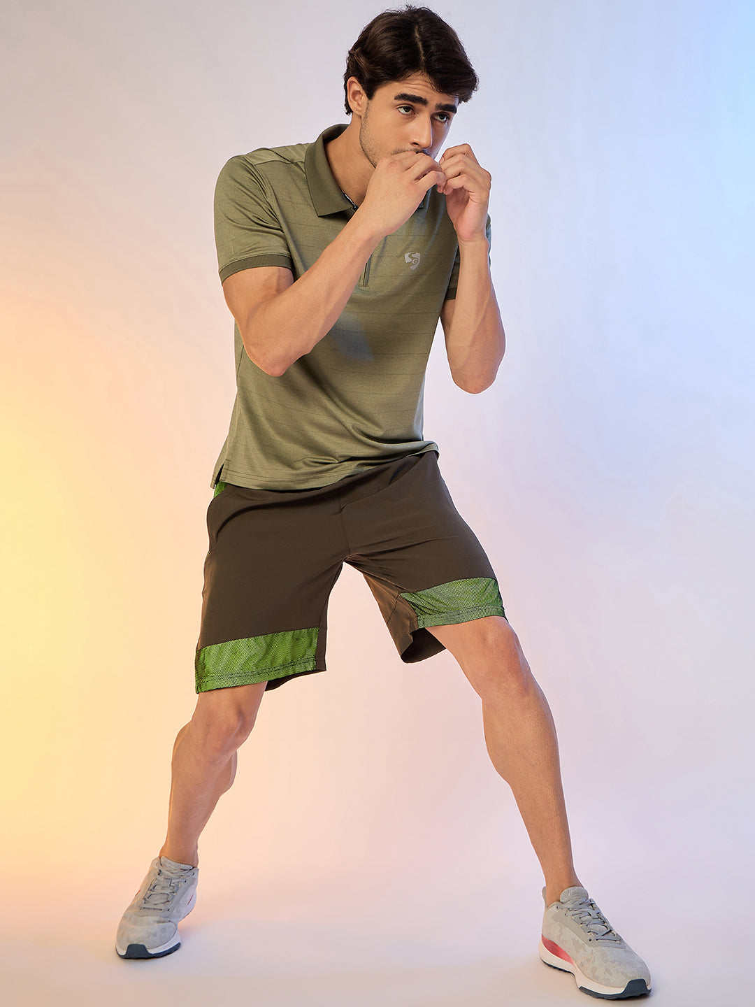 POLO MEN SG H3MP8298 OLIVE