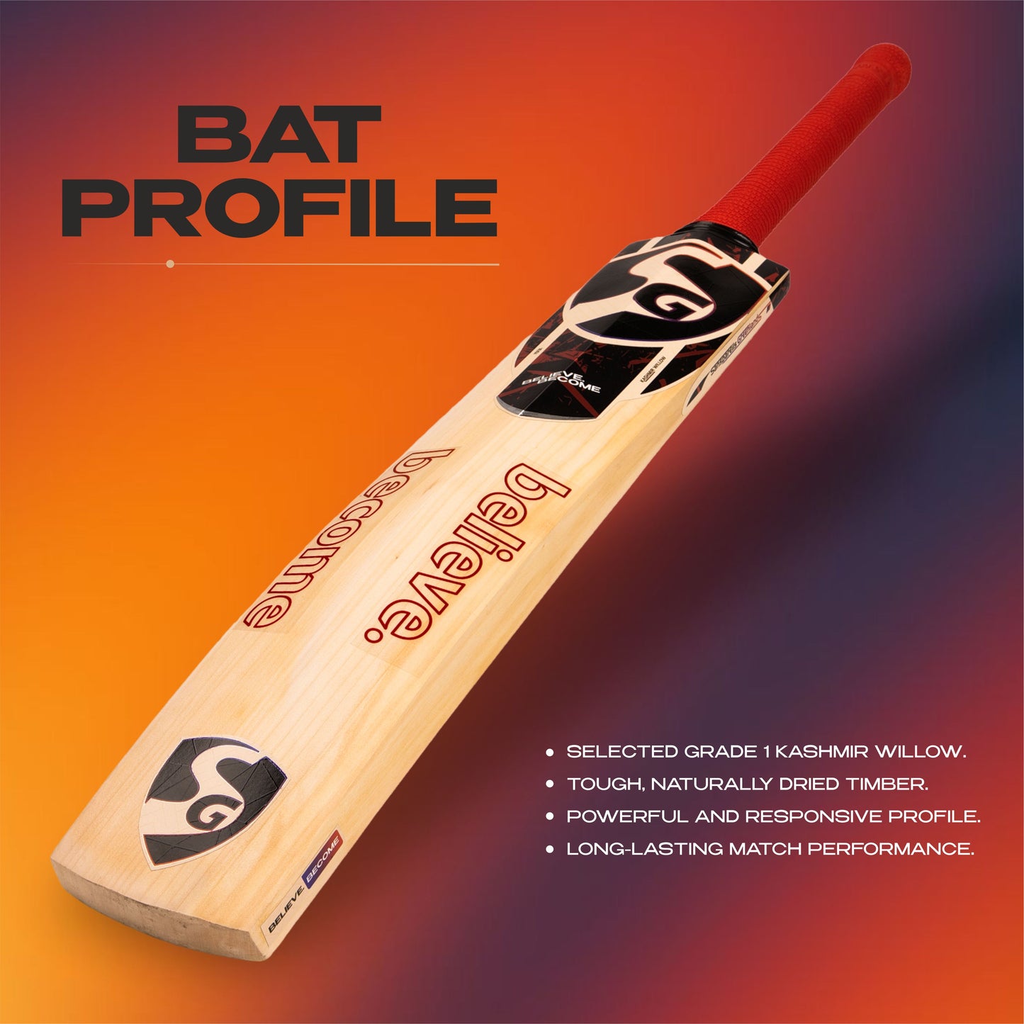 SG Strokewell Xtreme Kashmir Willow Cricket Bat