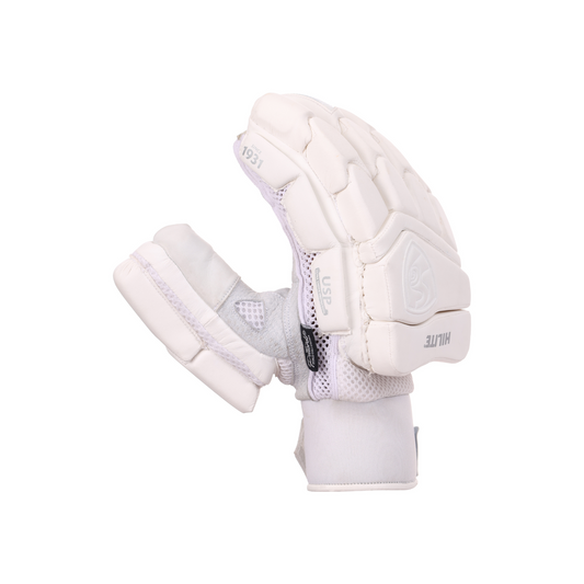 SG Hilite White Batting Gloves