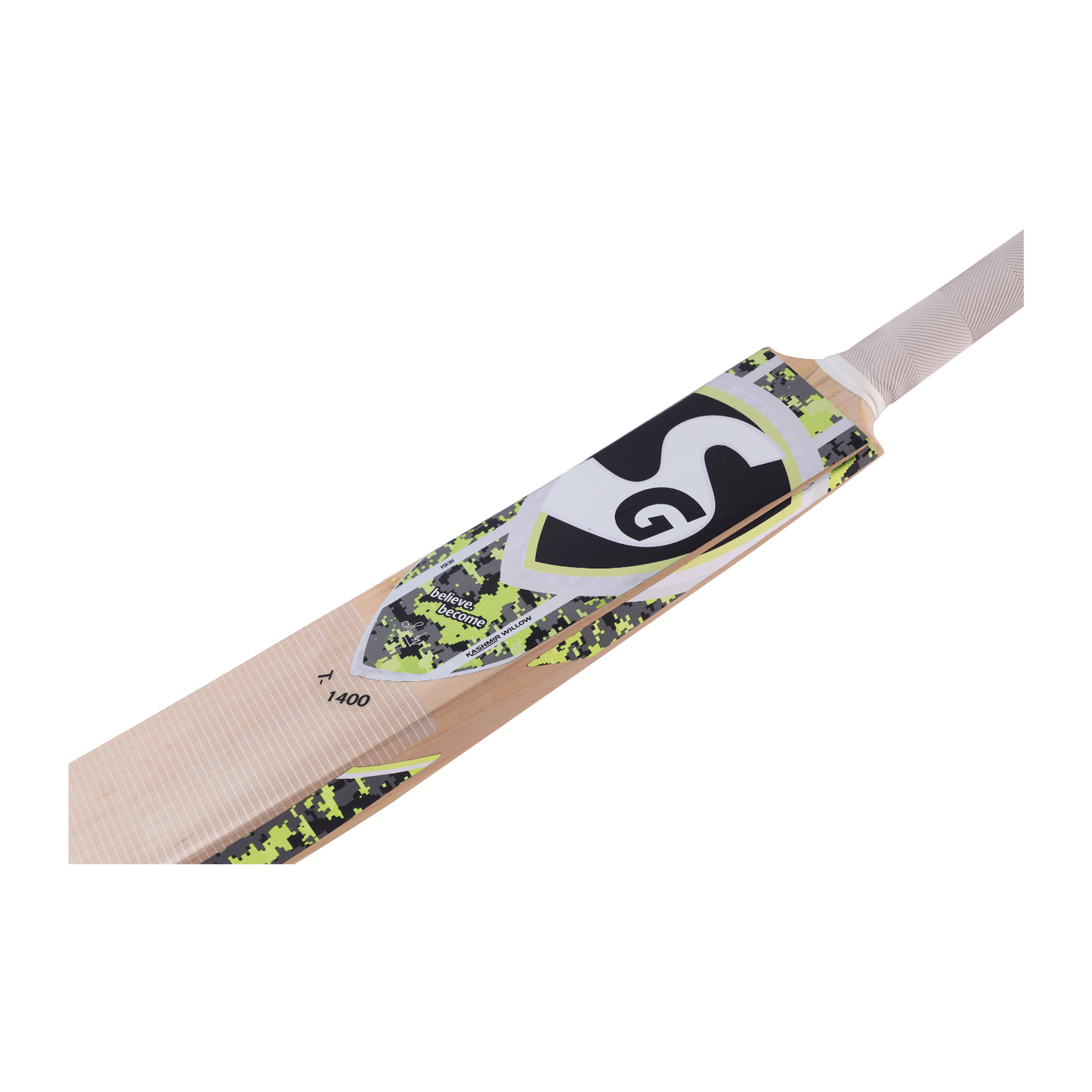 SG T-1400 Kashmir Willow Scoop Bat for Tennis Cricket Ball