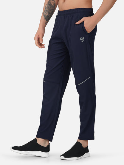 SG Regular Comfort Fit Track Pant For Mens & Boys, Navy Blue & Jet Black | Ideal for Trail Running, Fitness & Training, Jogging, Gym Wear & Fashion Wear