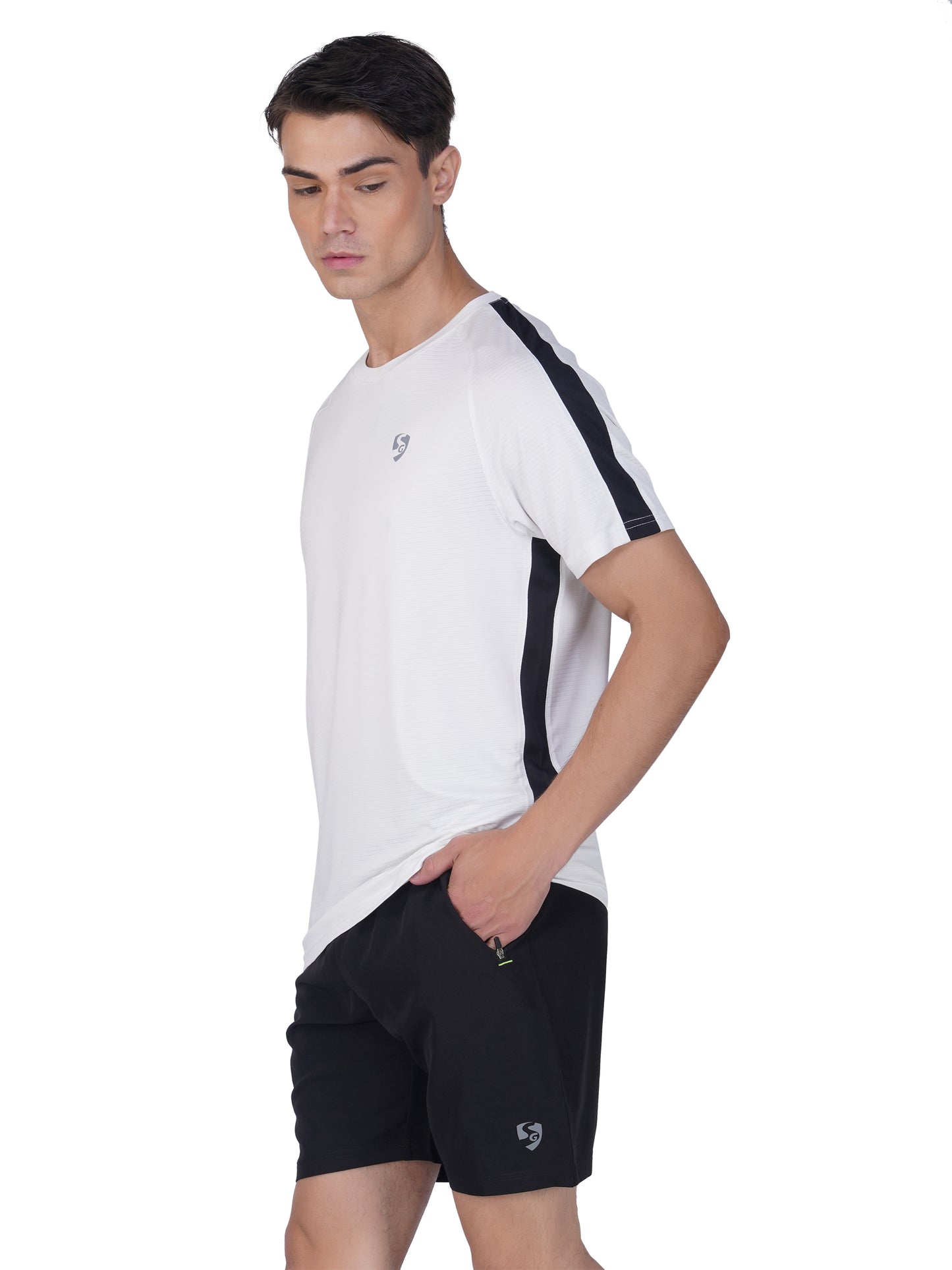 SG Men's Round Neck T-Shirt for Men & Boys | Ideal for Trail Running, Gym Fitness & Training, Jogging, Regular & Fashion Wear