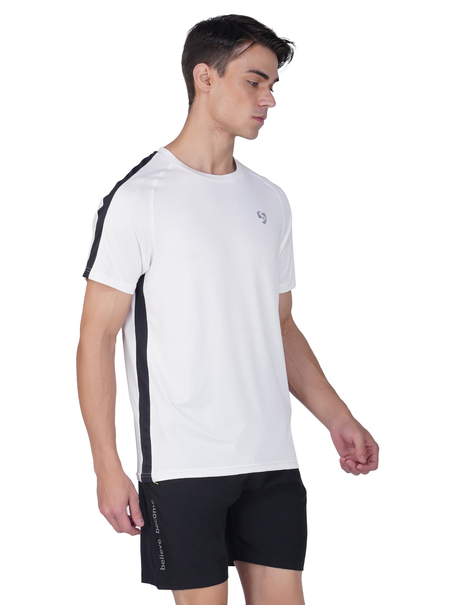 SG Men's Round Neck T-Shirt for Men & Boys | Ideal for Trail Running, Gym Fitness & Training, Jogging, Regular & Fashion Wear