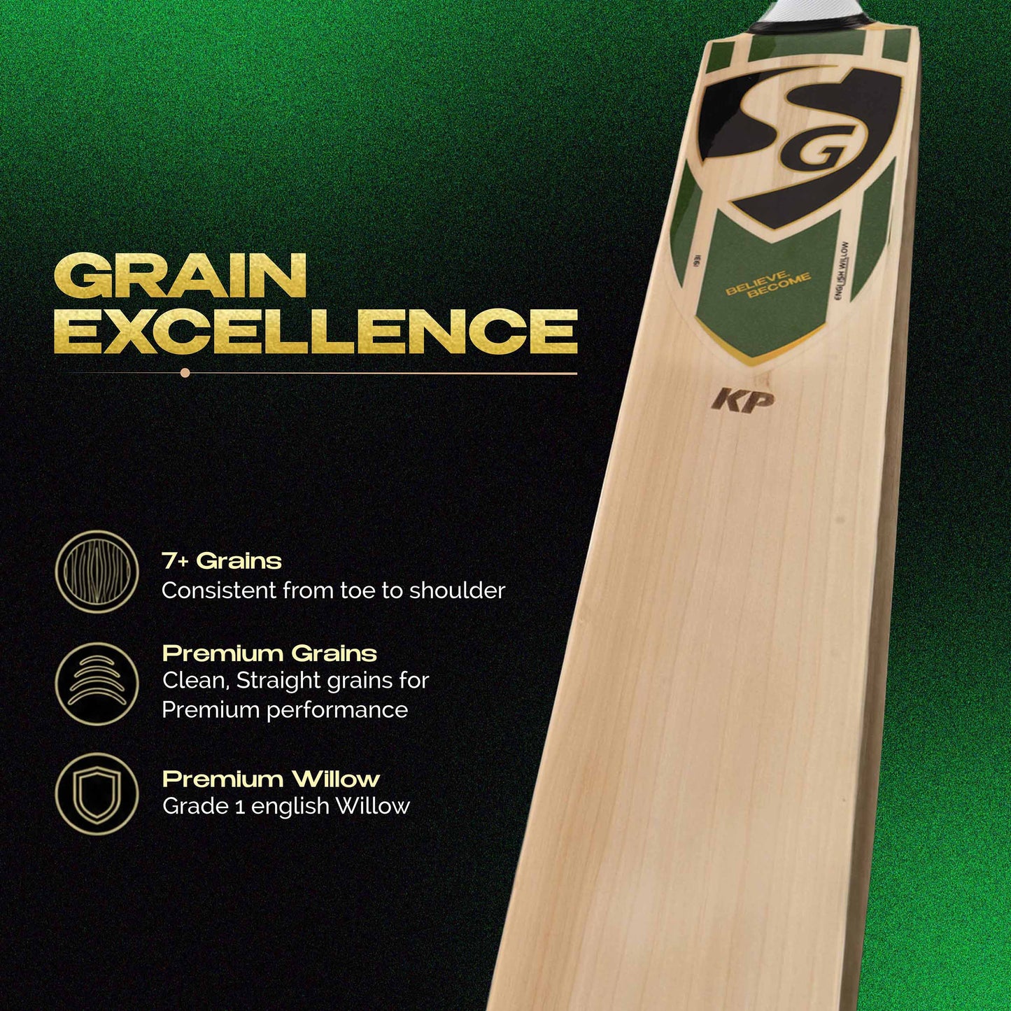 SG KP (Krunal Pandya) English Willow Cricket bat