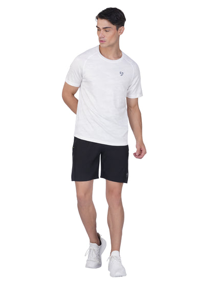 SG Men's Round Neck T-Shirt for Men & Boys | Ideal for Trail Running, Gym Fitness & Training, Jogging, Regular & Fashion Wear