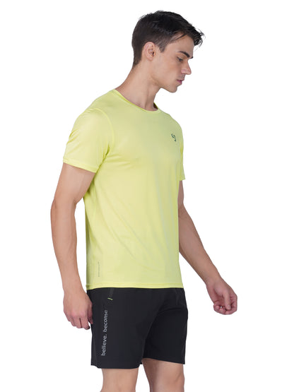 SG Men's Round Neck T-Shirt for Men & Boys | Ideal for Trail Running, Gym Fitness & Training, Jogging, Regular & Fashion Wear