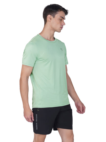 SG Men's Round Neck T-Shirt for Men & Boys | Ideal for Trail Running, Gym Fitness & Training, Jogging, Regular & Fashion Wear