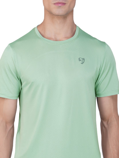 SG Men's Round Neck T-Shirt for Men & Boys | Ideal for Trail Running, Gym Fitness & Training, Jogging, Regular & Fashion Wear