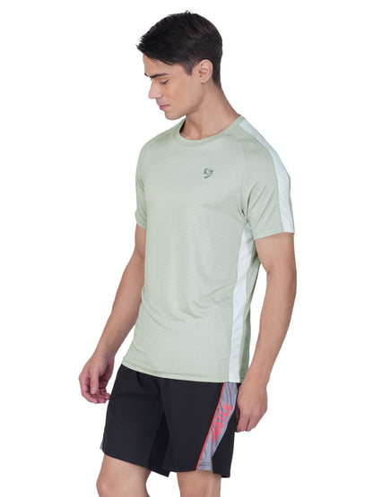 SG Men's Round Neck T-Shirt for Men & Boys | Ideal for Trail Running, Gym Fitness & Training, Jogging, Regular & Fashion Wear