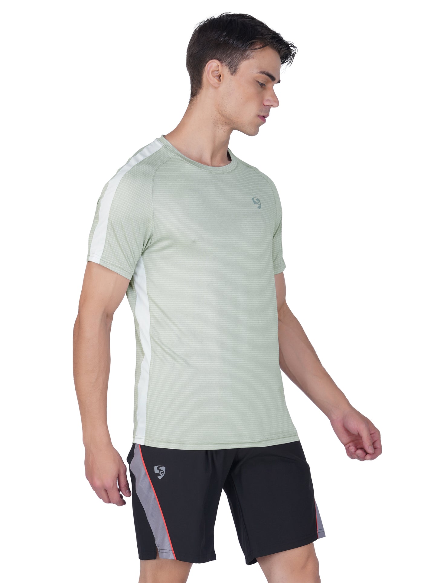 SG Men's Round Neck T-Shirt for Men & Boys | Ideal for Trail Running, Gym Fitness & Training, Jogging, Regular & Fashion Wear