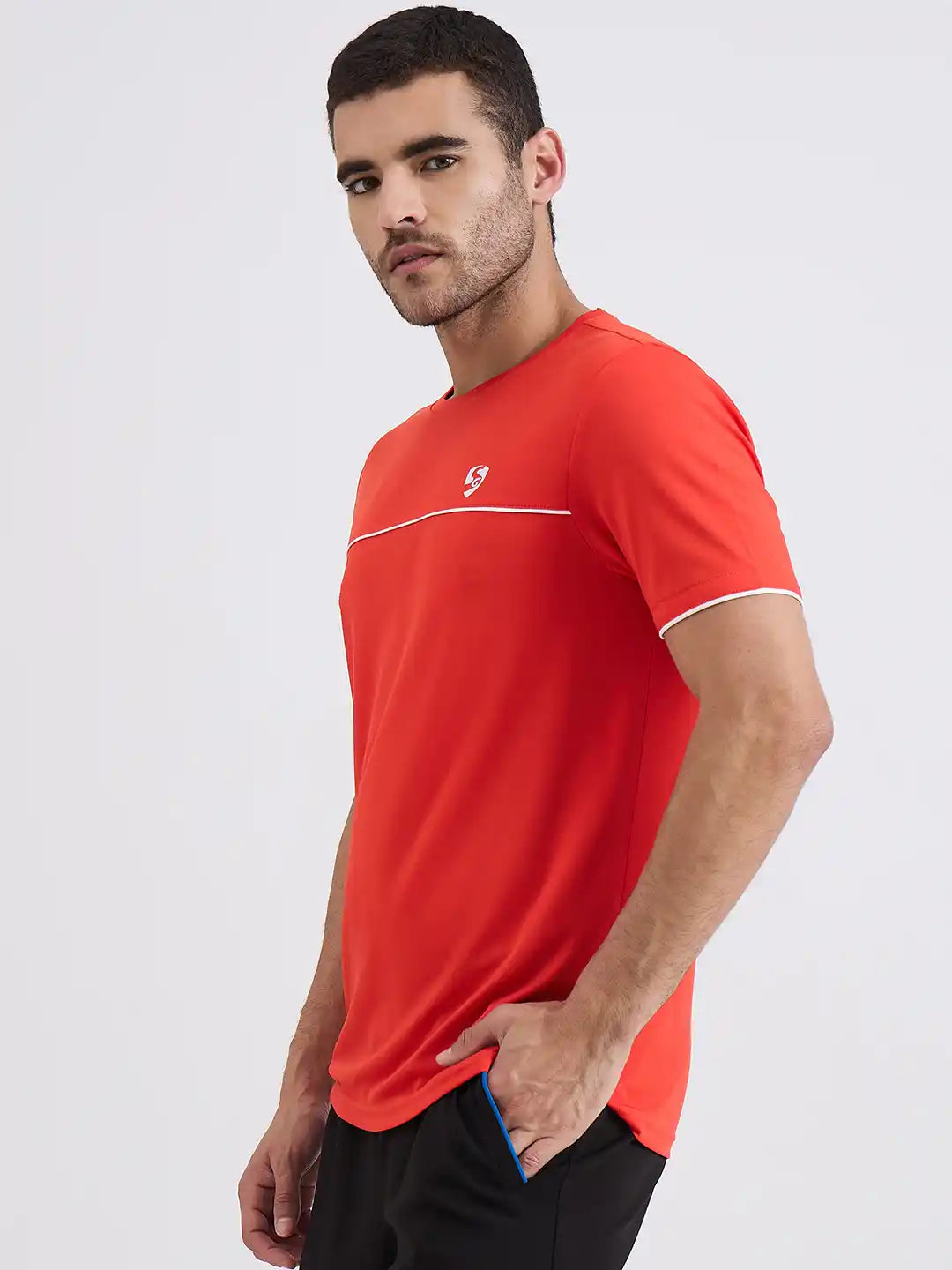 SG H1MT83702 Men Fiery Red T-Shirt